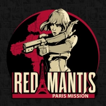 Mante rouge Paris