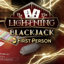 Blackjack éclair à la première personne
