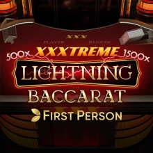 Première personne XXXtreme Lightning Baccarat