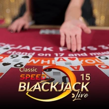 Blackjack classique rapide 15