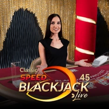 Blackjack classique rapide 45