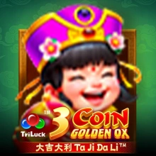 3 monedas Golden OX