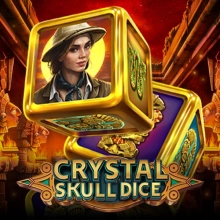Dadi con teschio di cristallo