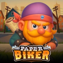 Motard en papier
