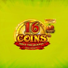 16 Monedas Gran Edición Oro Jackpots Halloween