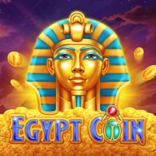 Ägypten Münze halten und drehen