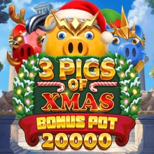 3 Cerdos de Navidad Bote de bonificación 20.000
