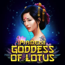 Maneki Göttin des Lotus