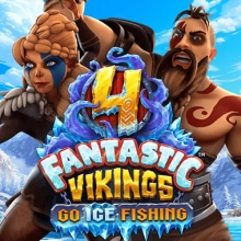 4 fantásticos vikingos pescan en el hielo