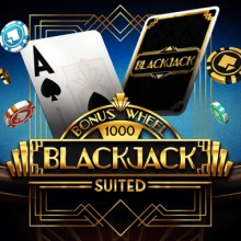 Roda de bónus do naipe de blackjack