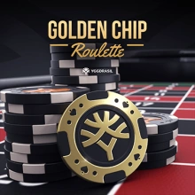 Roulette con fiches d'oro