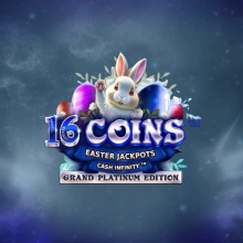 16 Monedas Gran Jackpot de Pascua Edición Platino