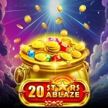 20 Estrellas en llamas