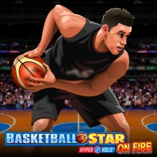 Basketball Star on Fire